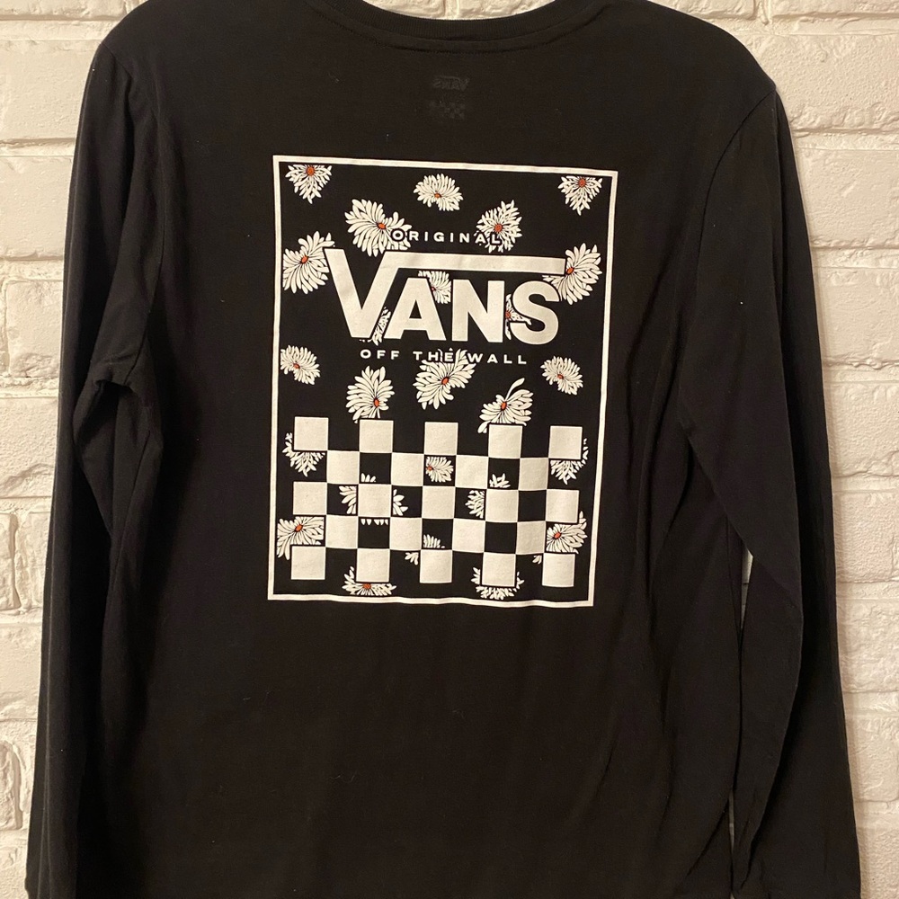 Like new Vans Daisy long sleeve cotton tee size Medium